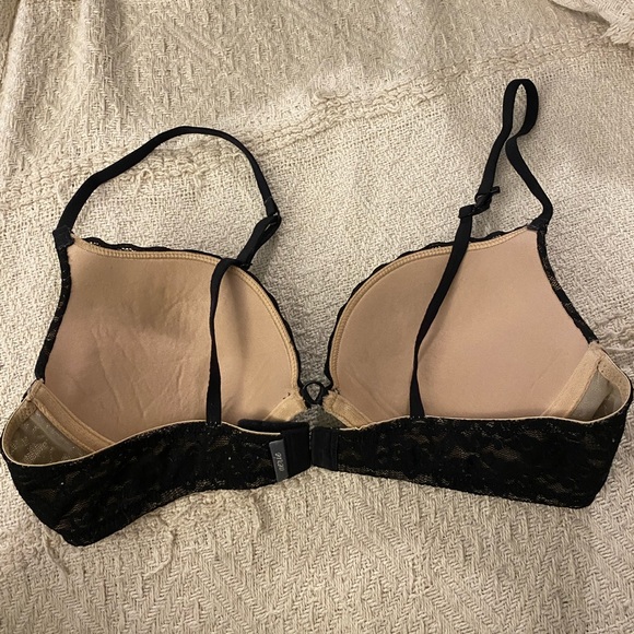 Aerie Charley Convertible Black Lace Push Up Bra 34B - Picture 5 of 6